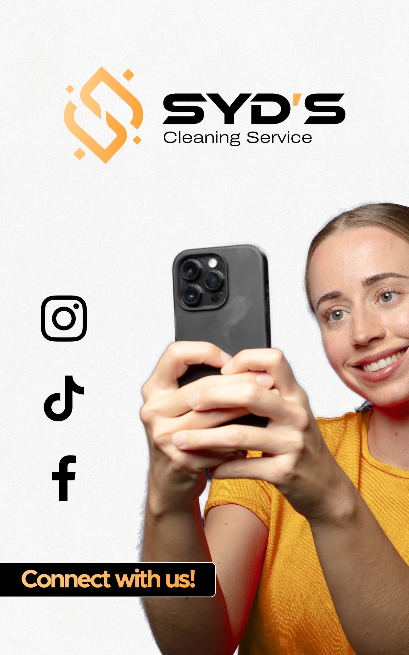 Connect with Syd's Cleaning Service on social media